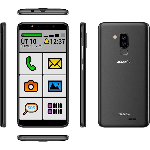 Aligator S6000 Senior černý - Mobilní telefony - Obrázek 22A5300401
