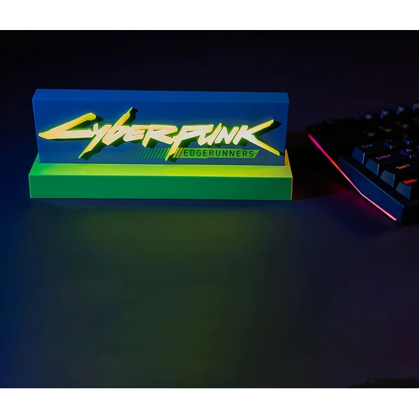Cyberpunk Edgerunner LED-Light Logo 22 cm - Lampičky - Obrázek 22EE000J01