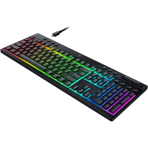 Razer BlackWidow V4 Low-profile HyperSpeed Green Switch herní klávesnice (US) černá - Klávesnice - Obrázek 22NI000K01