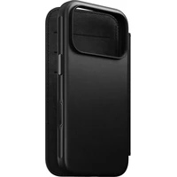 Nomad Modern Leather Folio MagSafe kožené pouzdro iPhone 18 Pro Black - Pouzdra