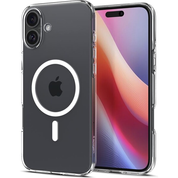 Spigen Liquid Crystal MagSafe kryt iPhone 16 crystal clear