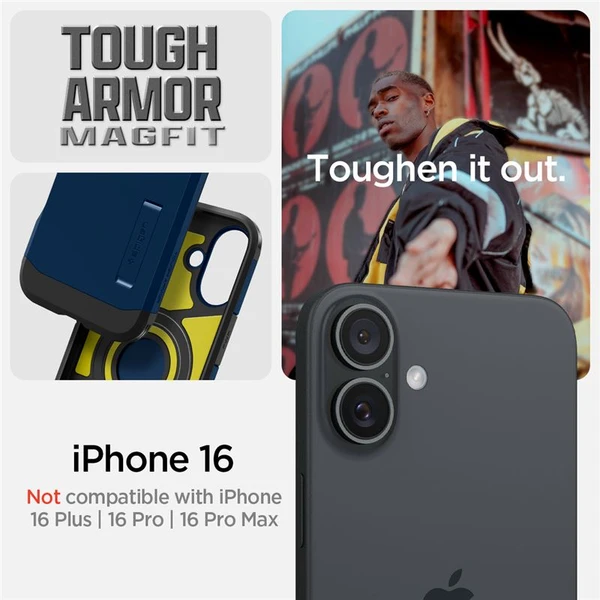 Spigen Tough Armor MagSafe kryt iPhone 16 navy blue - Pouzdra - Obrázek 22e9ec9bafbb4a9596ee266d1ef87039