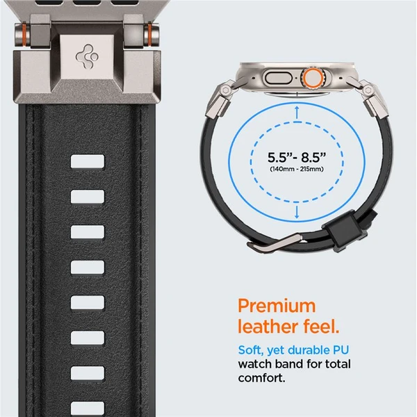 Spigen DuraPro Armor PU řemínek Apple Watch Ultra 49/45/44/42mm černý - Řemínky - Obrázek 22f40b5003be40838405268d1fc9ecbc