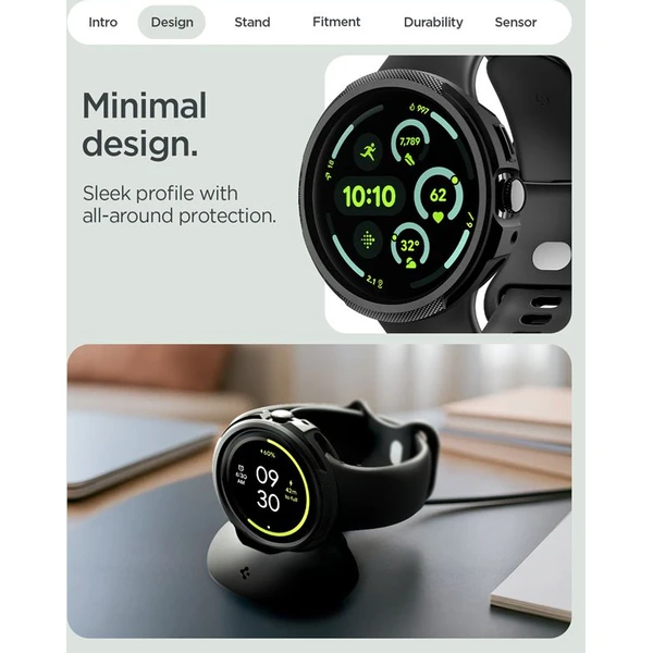 Spigen Liquid Air V2 pouzdro Google Pixel Watch 5/4 45mm matte black - Pouzdra - Obrázek 232be85f8f7248379610bcfc4d6d4f03