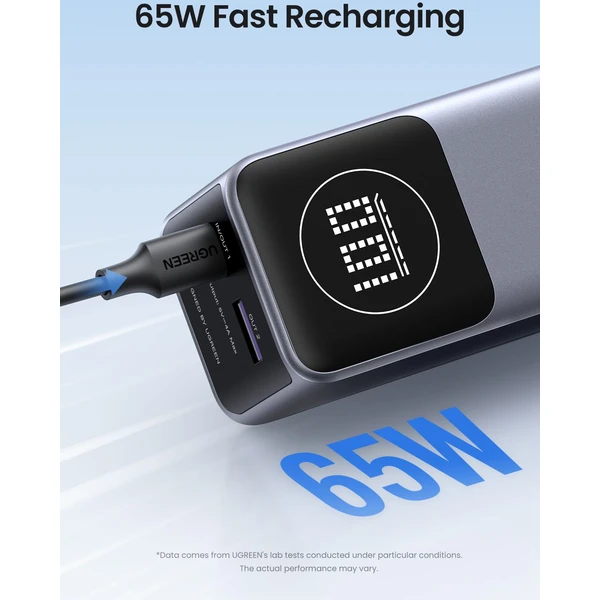 UGREEN Nexode 12000mAh Quick Charging (100W) powerbanka šedá - Powerbanky - Obrázek 23362ef1b8aa49e29b535888ae1db9d1