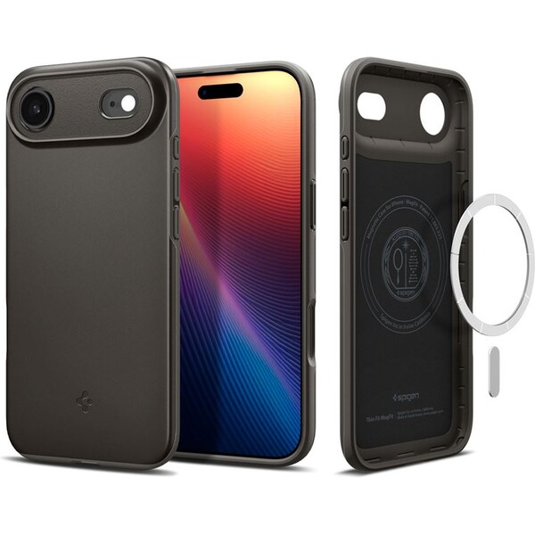 Spigen Thin Fit MagSafe kryt iPhone Air gunmetal