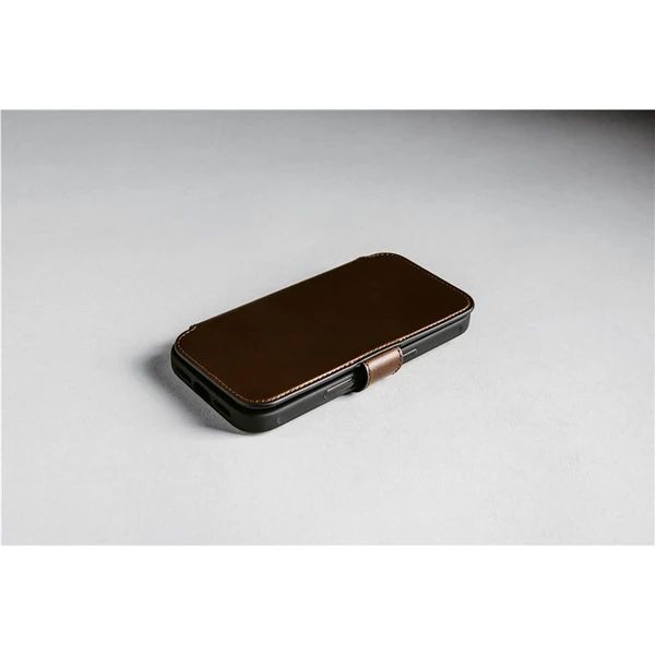 Nomad Modern Leather Folio (Horween) MagSafe kožené pouzdro iPhone 17 Pro Rustic Brown - Pouzdra - Obrázek 2349b58f28214f3a90966f4264136088