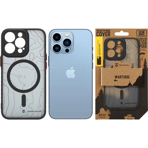 Tactical MagForce Warthog MagSafe kryt Apple iPhone 13 Pro Asphalt - Pouzdra - Obrázek 23592501cc244a218267fc30cb455b94