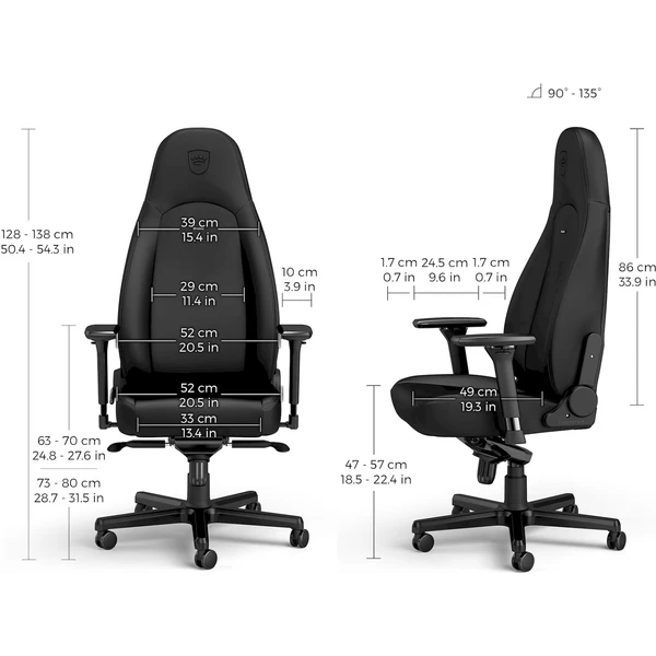noblechairs ICON Black Edition herní židle černá - Židle - Obrázek 238A000P01