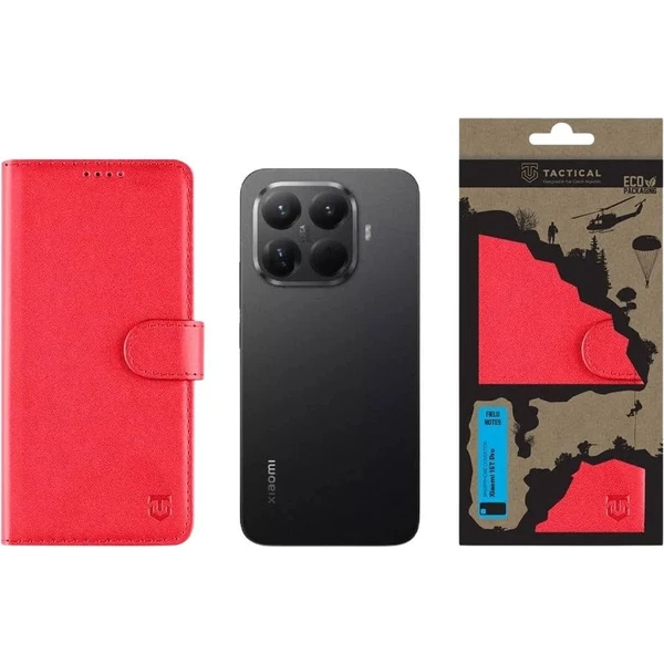 Tactical Field Notes pouzdro Xiaomi 15T červené - Pouzdra - Obrázek 239O000K01