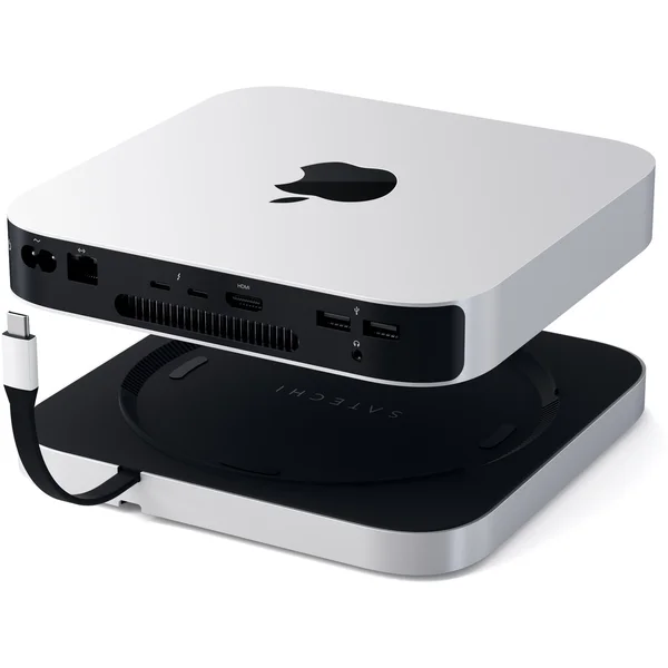 Satechi Aluminium Type-C Stand and Hub pro Mac mini stříbrný - USB huby - Obrázek 23CT000501