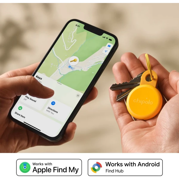 Chipolo LOOP Bluetooth lokátor medový - Lokátory - Obrázek 23DJ000K01