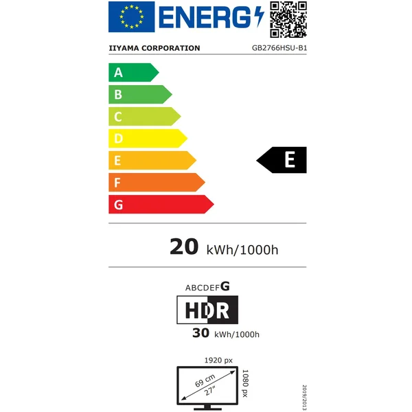 iiyama 27' ETE VA herní GB2766HSU-B1 monitor - Monitory - Obrázek 23LQF00101