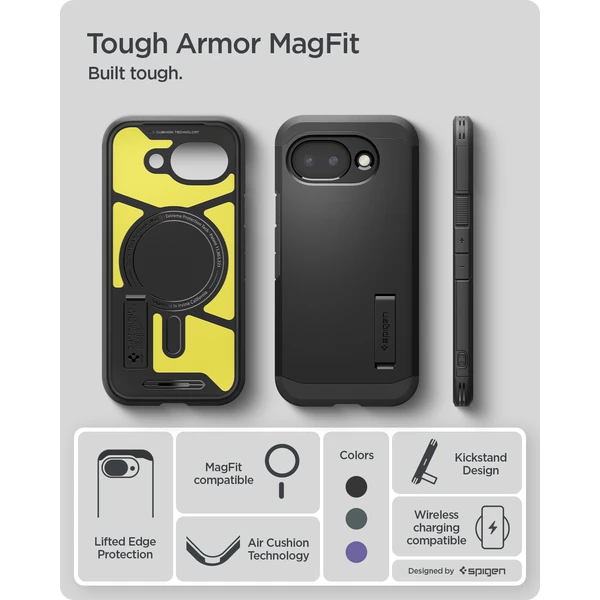 Spigen Tough Armor MagSafe kryt Google Pixel 10a black - Pouzdra - Obrázek 23a37f60f5834e428a6b89fc52b3084d
