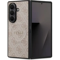 Guess PU Leather 4G Colored Ring Magnetic kryt Samsung Galaxy Z Fold 7 růžový - Pouzdra