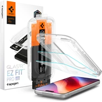 Spigen Glass tR EZ Fit Pro HD 2 Pack tvrzené sklo iPhone 18 Pro/17 Pro/17/16 Pro - Ochranné folie a skla