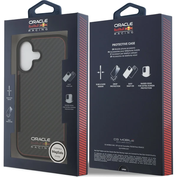 Oracle Red Bull Racing Kevlar MagSafe kryt iPhone 17 černý - Pouzdra - Obrázek 23b53d8193c347918b5d5ad0d1d70d93