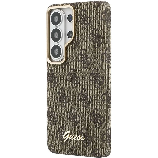 Guess PU 4G Script Metal Logo Magnetic kryt Samsung Galaxy S26 Ultra hnědý - Pouzdra - Obrázek 23bd0bd779a1420f84dc8ef0b0f9c625