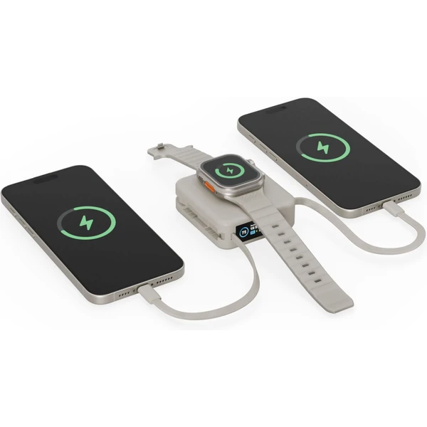 ENERGEA MagPac Mini Plus MagSafe powerbanka s kabelem, 10000mAh, béžová - Powerbanky - Obrázek 23c42ae0cdbb45b986e24a76d5b5a45b