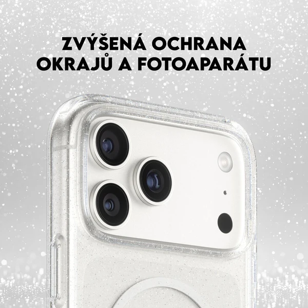 PanzerGlass® CARE Star Lit kryt s MagSafe Apple iPhone 17 Pro Max třpytivý/bílý - Pouzdra - Obrázek 23f53b73188242829bce3abec562347f
