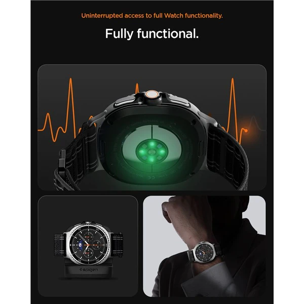 Spigen Fabric Band řemínek (hook-and-loop) Samsung Galaxy Watch8 46/44/40mm černý - Řemínky - Obrázek 23fc0ece6cd4439f97f9f4a199c47b9e
