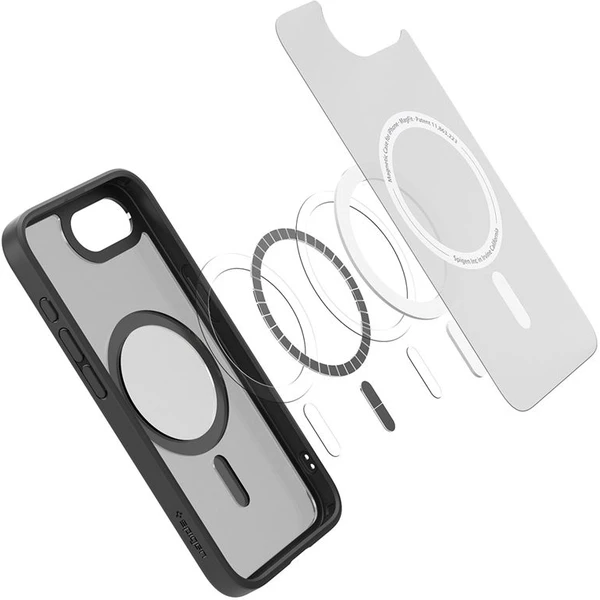 Spigen Crystal Hybrid MagSafe kryt iPhone 17e/16e frost black - Pouzdra - Obrázek 240ac863884a437b92863dbb5035d06e