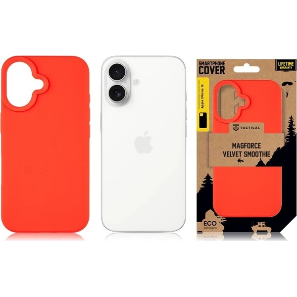Tactical MagForce Velvet Smoothie Kryt pro Apple iPhone 16 Chilli - Pouzdra - Obrázek 2455499196d6441484f57313663b3705