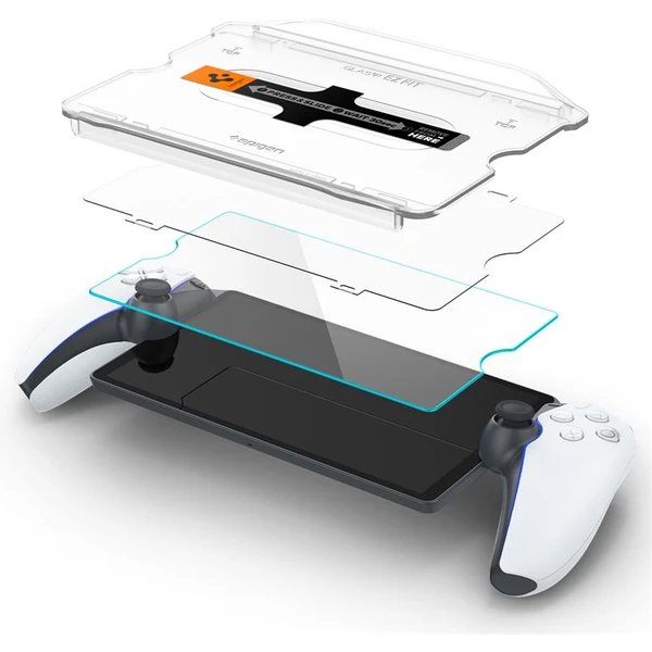 Spigen Glass tR EZ Fit PlayStation Portal - Ochranné folie a skla - Obrázek 2463000N01
