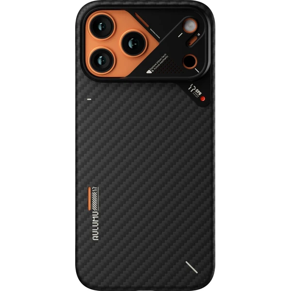 Aulumu A17 Aramid Fiber MagSafe kryt iPhone 17 Pro Max Black - Pouzdra - Obrázek 24776c9825ce40df8a1fed6c9904520f