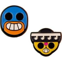 Set odznáčků Brawl Stars - Poco & El Primo - Odznáčky a placky