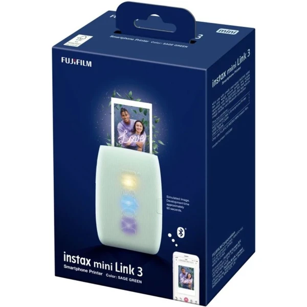Fujifilm Instax Mini Link 3 tiskárna Sage Green EX D - Tiskárny - Obrázek 24U8000K01