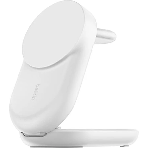Belkin UltraCharge™ Qi2 25W 3v1 MagSafe nabíječka pro iPhone/Apple Watch/AirPods bílá - Nabíječky - Obrázek 24ZM000K01
