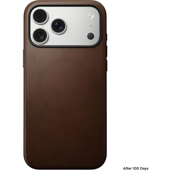 Nomad Modern Leather Case MagSafe kožený kryt iPhone 17 Pro Max Brown - Pouzdra - Obrázek 24ace9dfb59a4d249dd7726f6f7e6f00