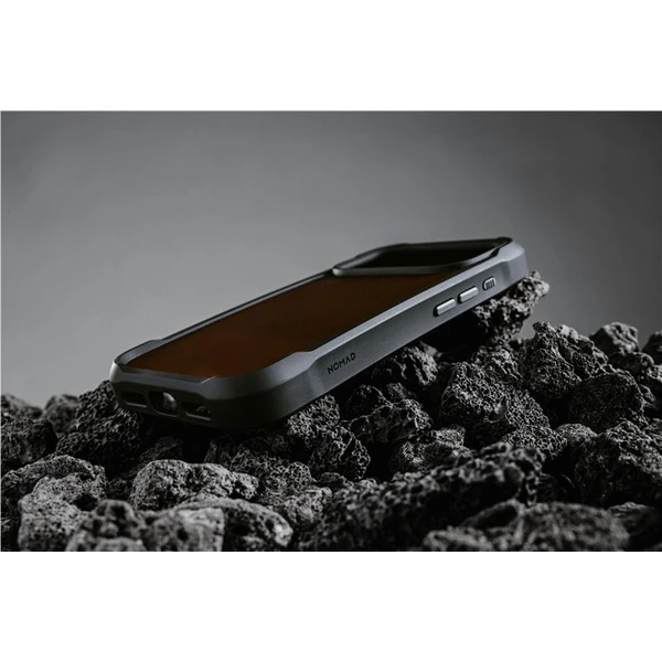 Nomad Rugged Leather Case (Horween) MagSafe kožený kryt iPhone 17 Pro Rustic Brown - Pouzdra - Obrázek 24d7adb4c01d4ab0b208802300b197e1