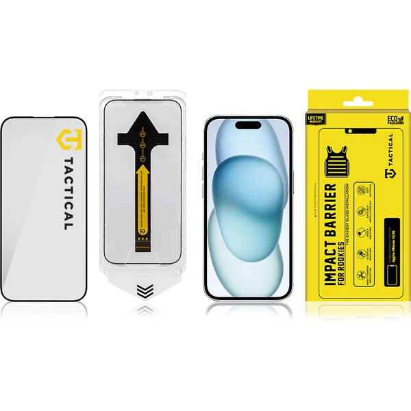 Tactical Impact Barrier for Rookies sklo s aplikátorem Apple iPhone 15/16 - Ochranné folie a skla - Obrázek 24f316ddda07491f8e459ac58414ba8f