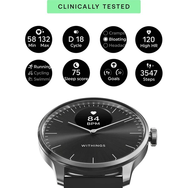 Withings ScanWatch Light 37mm černé (Další) - Chytré hodinky - Obrázek 2509319525bf451a9c4fbe68942e0ca0