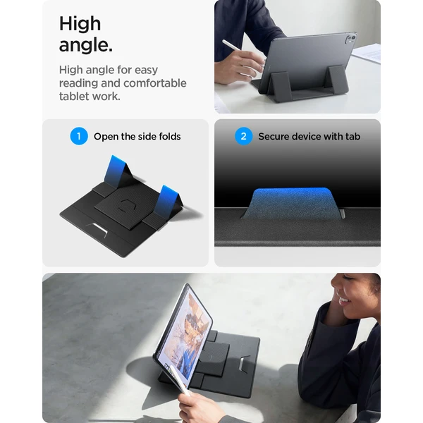 Spigen Slim Fold Laptop & Tablet Stand stojánek černý - Stojánky - Obrázek 25295e2a31444453bbb5086169b6e0b1