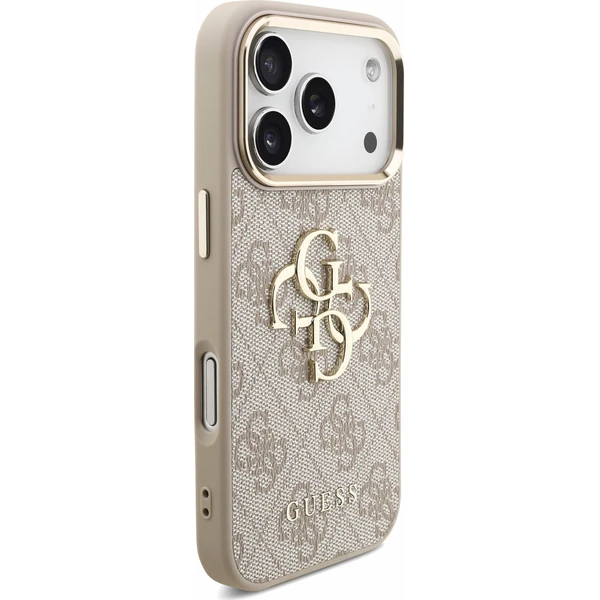 Guess PU 4G Metal Logo Strap kryt iPhone 18 Pro růžový - Pouzdra - Obrázek 252a877b29014534b28a301d1bb560b1
