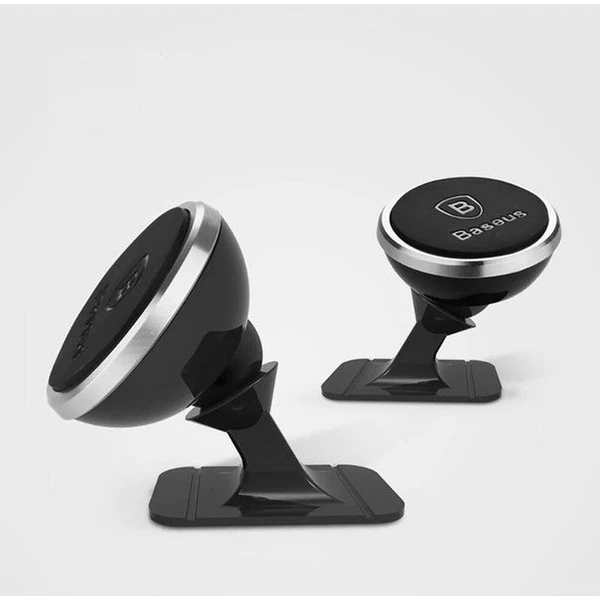 Baseus 360 držák do auta s magnetem na palubní desku stříbrný - Držáky - Obrázek 2534535a17cb4f89bd7a3ac1d7c79143