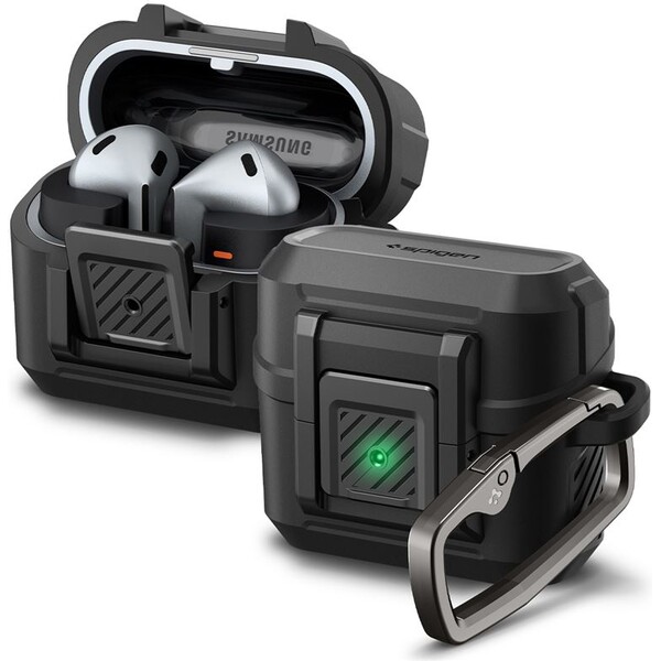 Spigen Lock Fit pouzdro Samsung Galaxy Buds3 Pro/Buds3 matně černé