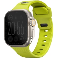 UNIQ Stride FKM Rubber voděodolný řemínek Apple Watch 49/45/44/42mm limetkový - Řemínky