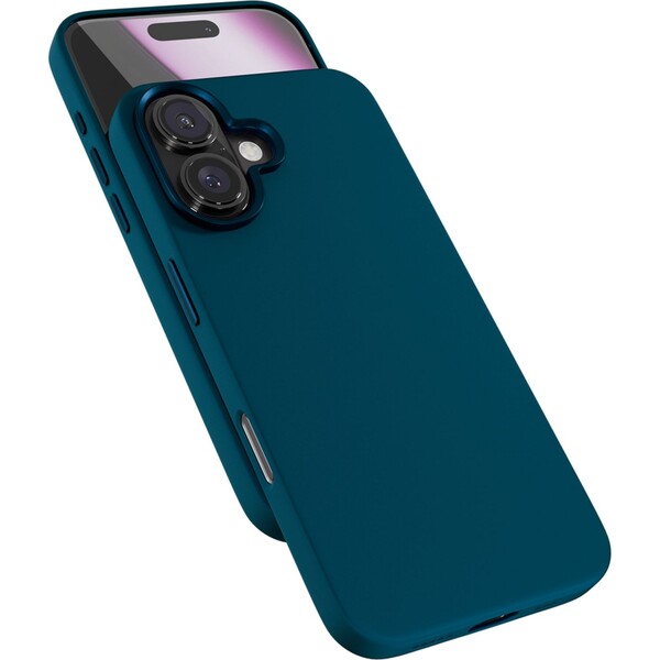 Epico Mag+ Silicone Case Pro iPhone 16 Plus - petrolejová modrá