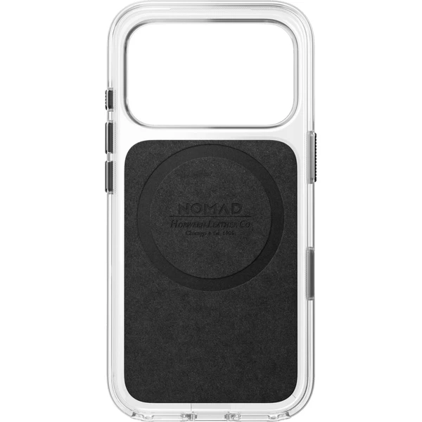 Nomad Clear Leather (Horween) MagSafe kryt iPhone 18 Pro Black - Pouzdra - Obrázek 257574e9a9fa4aa9b47335b302c305c6