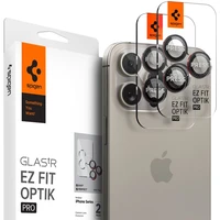 Spigen Glass tR EZ Fit Optik Pro skla iPhone 17-14 Pro/17-14 Pro Max black/red (2 ks) - Ochranné folie a skla