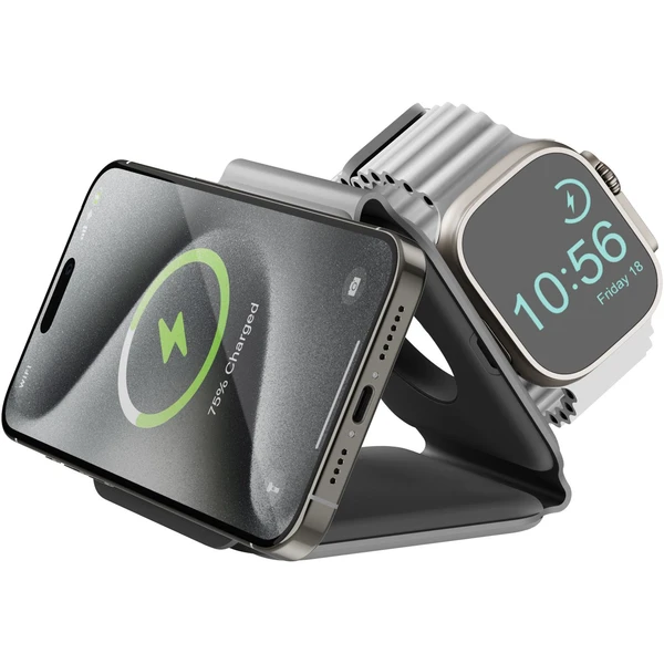 ENERGEA GoMag Trio Plus 3v1 MagSafe nabíječka šedá - Nabíječky - Obrázek 25J5000L01