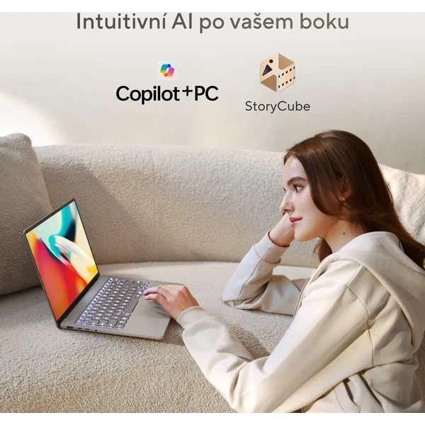 ASUS Zenbook A14 (UX3407RA-OLED027X) šedý + 3 roky záruka po registraci - Notebooky - Obrázek 25NB000P01