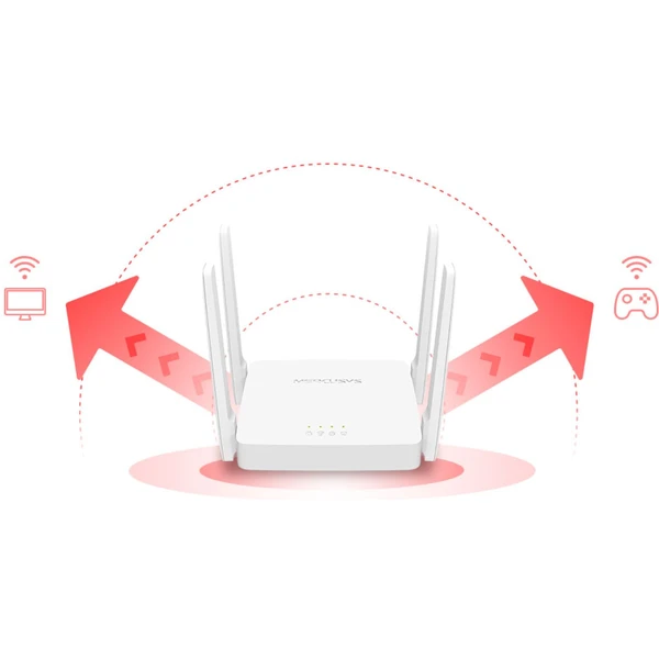 Mercusys AC10 Wi-Fi 5 router bílý - Routery - Obrázek 25R7300401