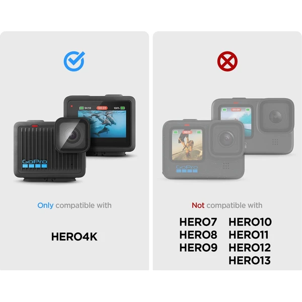 Spigen Glass tR SLIM Multi Pack F2P/L2P skla pro GoPro Hero 4K (2 ks) - Ochranné folie a skla - Obrázek 25SE000P01