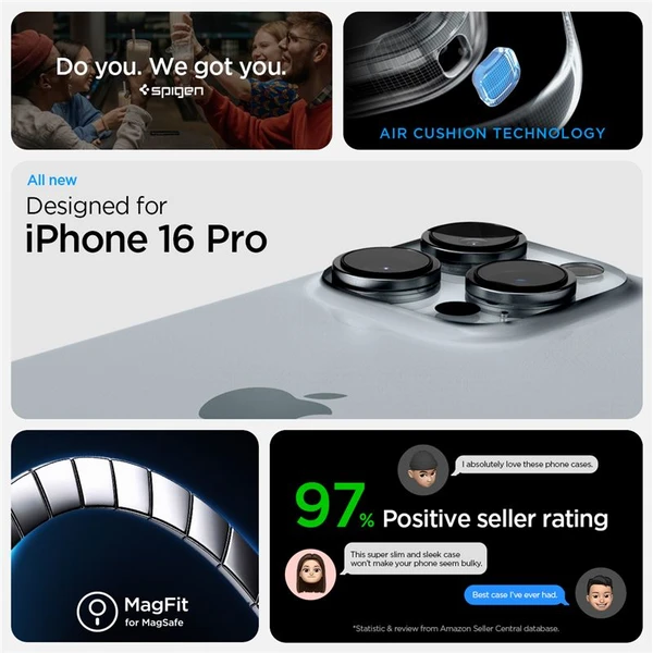 Spigen Tough Armor MagSafe kryt iPhone 16 Pro metal slate - Pouzdra - Obrázek 25a2ff4089134e9b9f7e3fafb4f7300d