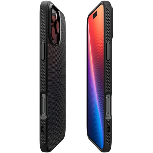 Spigen Liquid Air kryt iPhone 16 Pro Max matte black - Pouzdra - Obrázek 25b2be30e22744a2a659f22602cc84b9